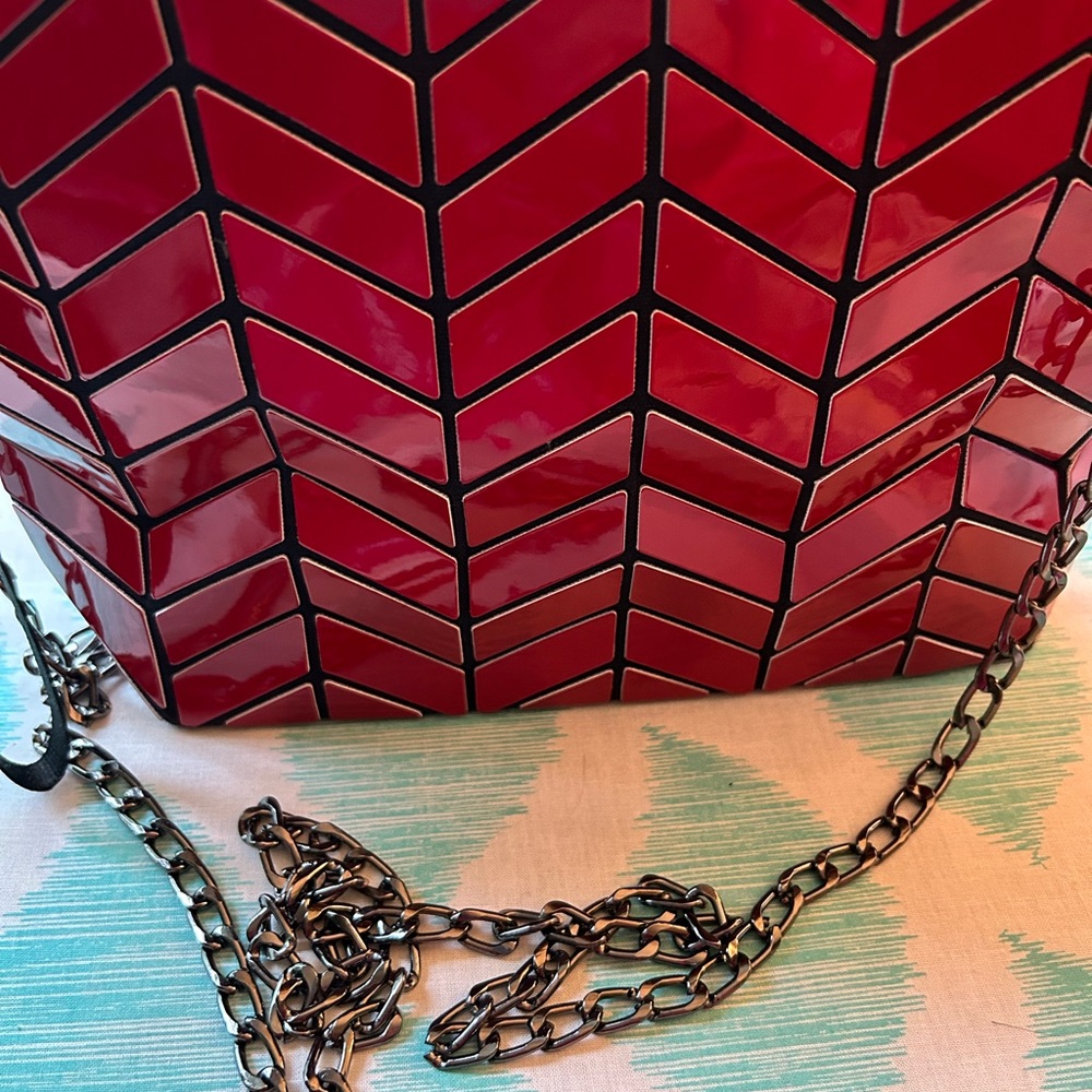 Gorgeous, Emilio Pepe Italian Geometric Tile bag❤️ - Picture 5 of 5